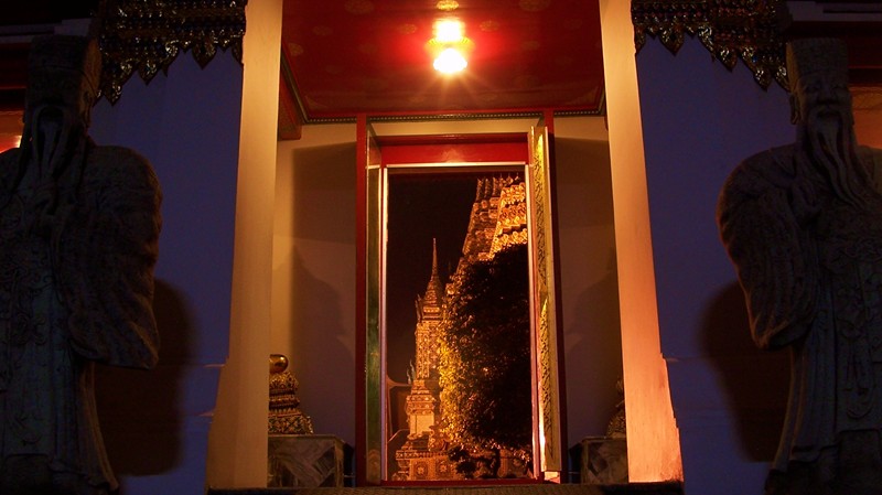 Visite du Wat Pho, de nuit