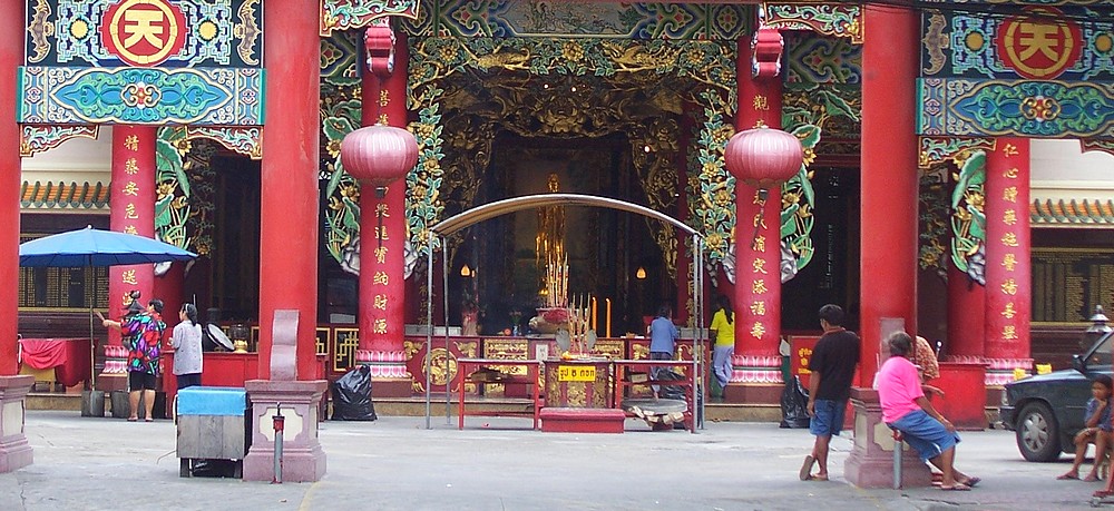 Temple du quartier chinois de Bangkok