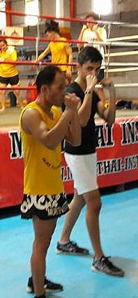 entrainement de muay thai pour débutant à Bangkok