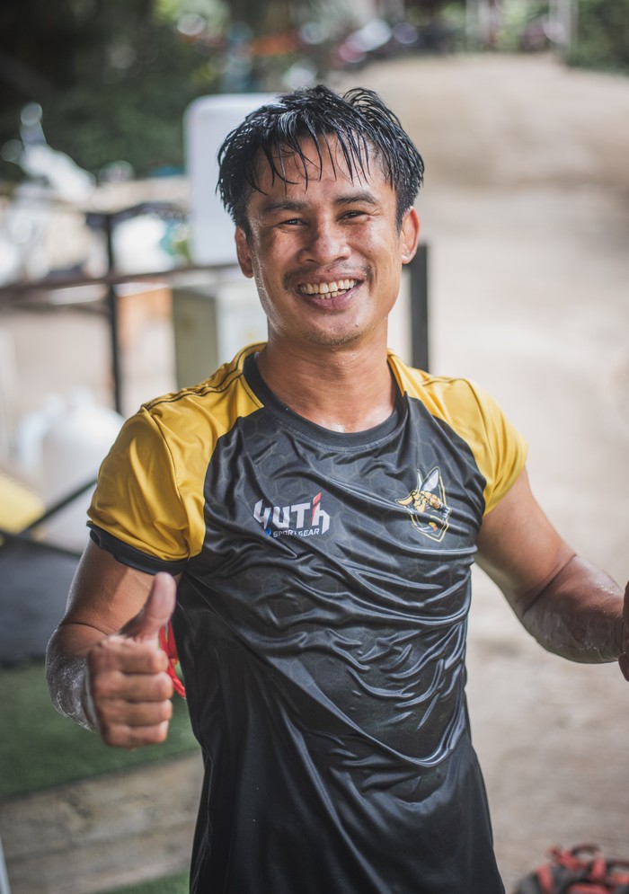 Camp de boxe thai convivial en Thailande