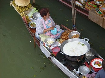 Promenade fluviale à Bangkok