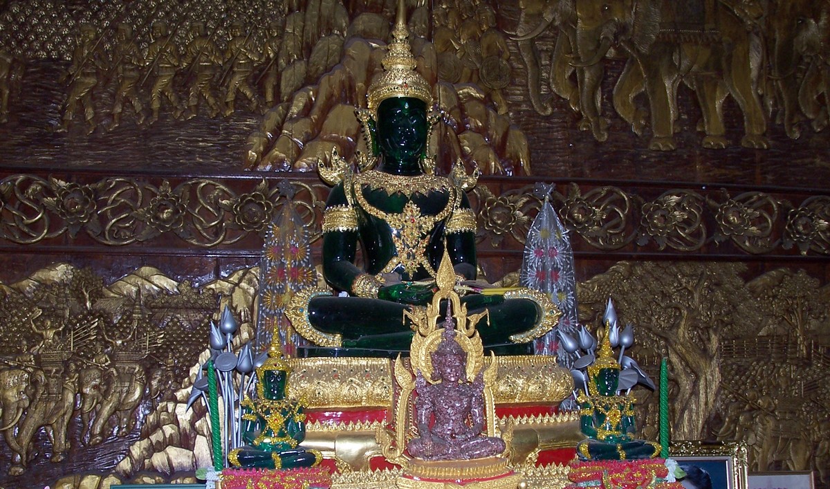 un bouddha à Chiang Mai en Thailande