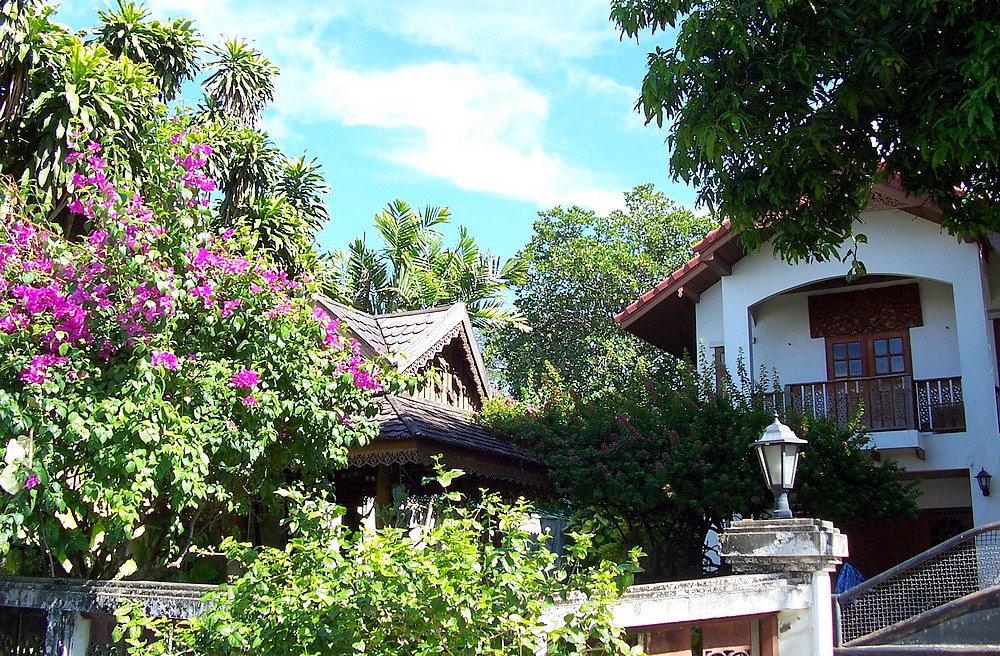 Quartier de l'hôtel à Chiang Mai pour villégiature en Thailande