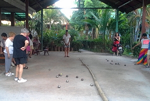 Pétanque en Thaïlande