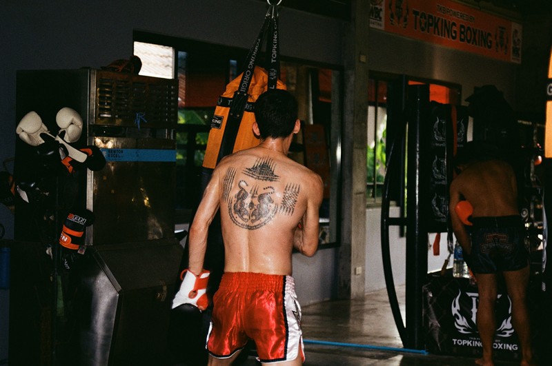 Entrainement au sac en Thaïlande à Bangkok