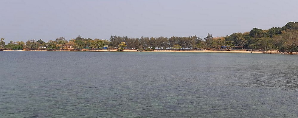 Côte du Golfe de Thailande lors d'une balade en bateau