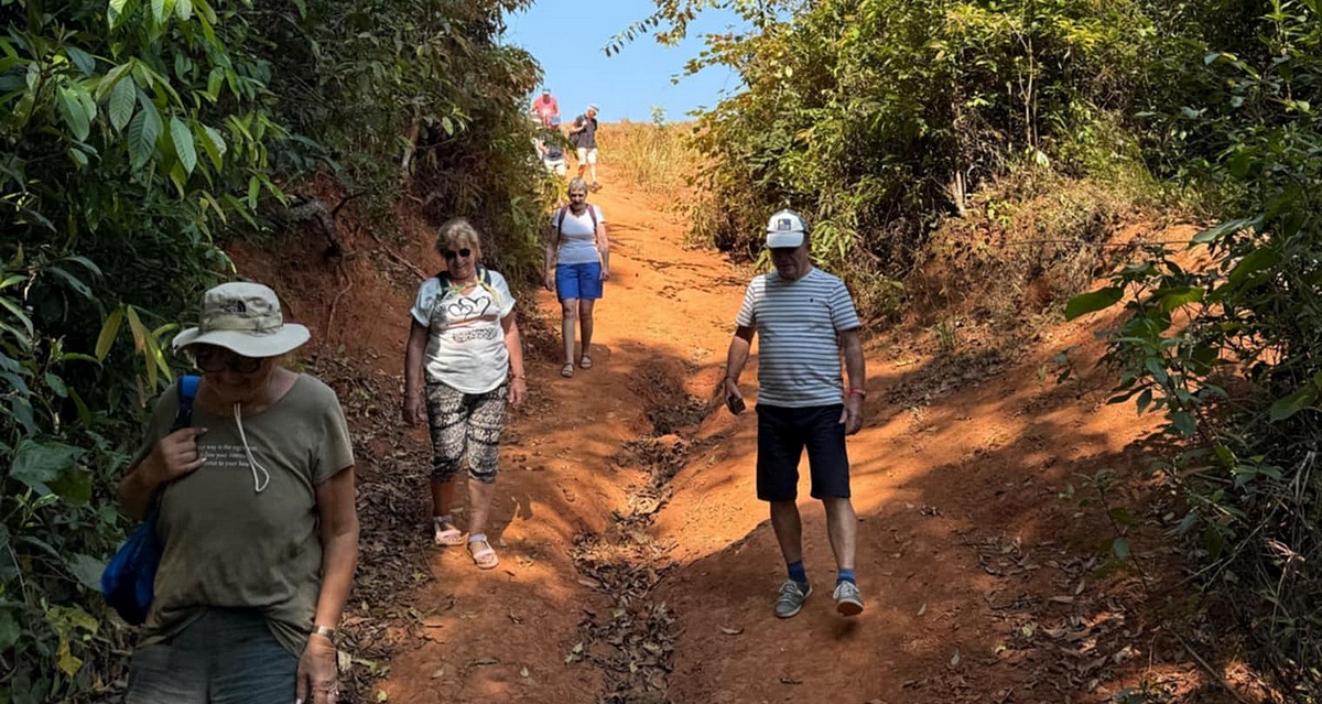 Randonnée dans le parc naturel national de Khao Yai en Thailande
