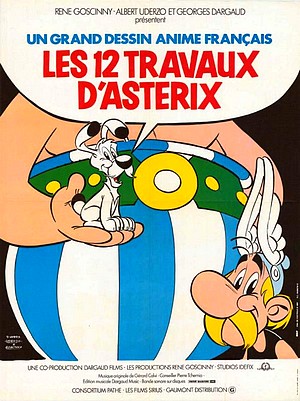 Affiche des Douze travaux d'Astérix 