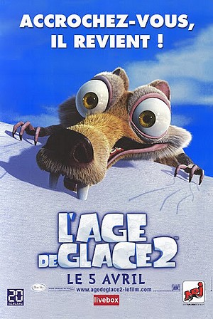 affiche de L'âge de glace 2