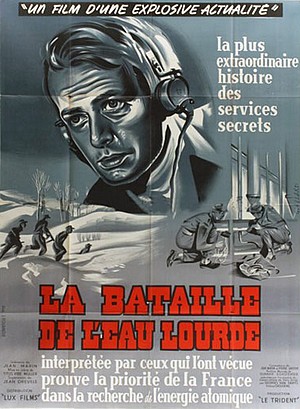 Affiche de La bataille de l'eau lourde