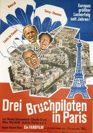 affiche allemande de La grande vadrouille