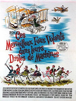 Affiche de Ces merveilleux fous volants dans leurs drôles de machine