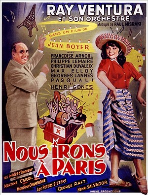 Affiche de Nous irons à Paris