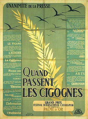 Affiche de Quand passent les cigognes