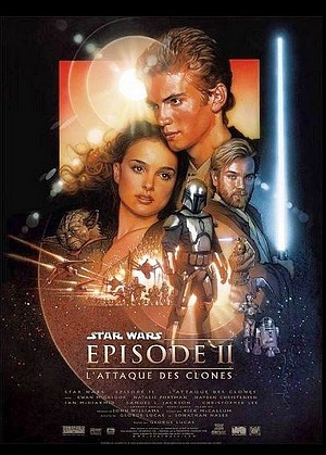 Affiche de Star Wars II, L'attaque des Clones