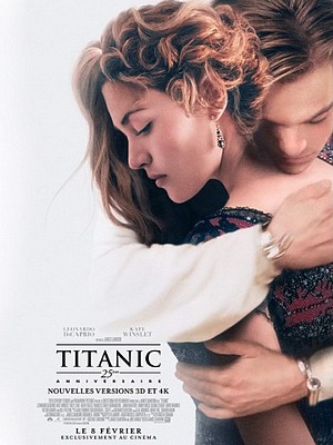 Affiche de Titanic ressortie 2023