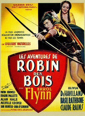 Affiche des Aventures de Robin des bois 