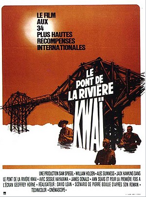 Affiche du Pont de la rivière Kwai