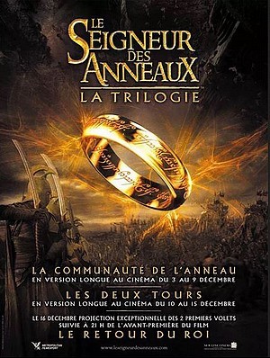 affiche du Seigneur des anneaux